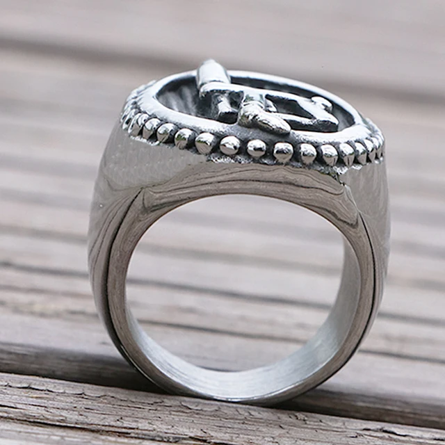 Anello Gotico Artiglio Della Morte In Acciaio Inox - Uomo/Donna, Taglia 14-30, Con Confezione Regalo - Foto 10