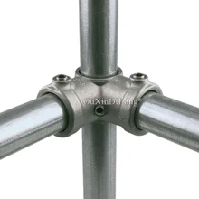 4PCS Aluminum Alloy Tube Connector Fittings for 32mm Diameter Shelf Tube/Pipe Clamp Fasteners Elbow Flange Hardware FG732