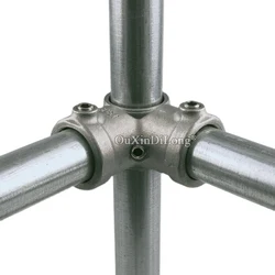 4PCS Aluminum Alloy Tube Connector Fittings for 32mm Diameter Shelf Tube/Pipe Clamp Fasteners Elbow Flange Hardware FG732