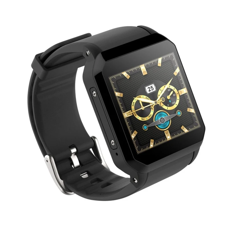 Kw06 Smart Watch 1.54 Inch Mtk6580 Quad Core 1.3Ghz Android 5.1 3G Smart Watch 460Mah 0.3 Mega Pixel Heart Rate Monitor