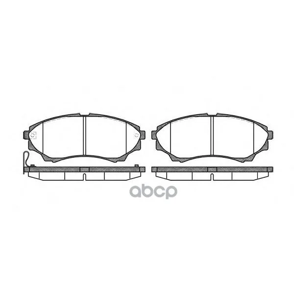 1151 00_!Колодки Дисковые П Ford Ranger 2.5tdi 02, Mazda Serie B 2.5d/Td 02 Remsa 115100 Remsa арт. 115100