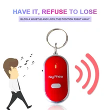 Мини-брелок для ключей против потери, брелок для ключей, мигающий звуковой сигнал, дистанционный светодиодный брелок, защита от потери, Детская сумка, кошелек, брелок для ключей, локатор