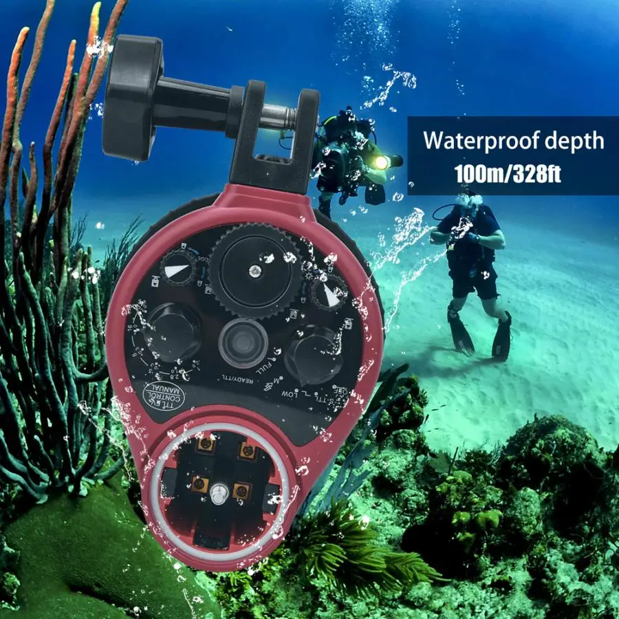 Скоростной светильник Seafrogs ST-100 Pro Водонепроницаемый флэш-светильник подводный стробоскоп дайвинг для sony 5500K правый светильник для дайвинга светильник-вспышка