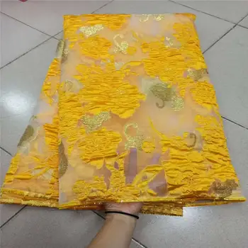 

Green Feather 2019 Latest French Nigerian Laces Fabrics High Quality Tulle African Laces Fabric For Wedding Dress JX2915B-5