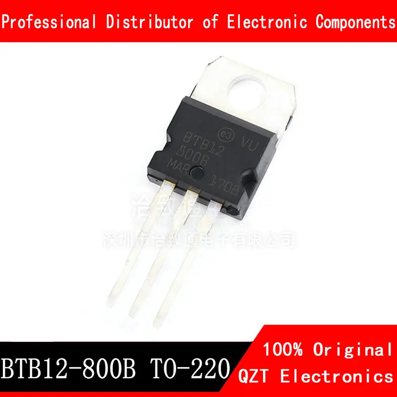 

10 шт./лот Φ TO-220 Φ TO220 BTB12 12A 800V новый оригинальный телефон