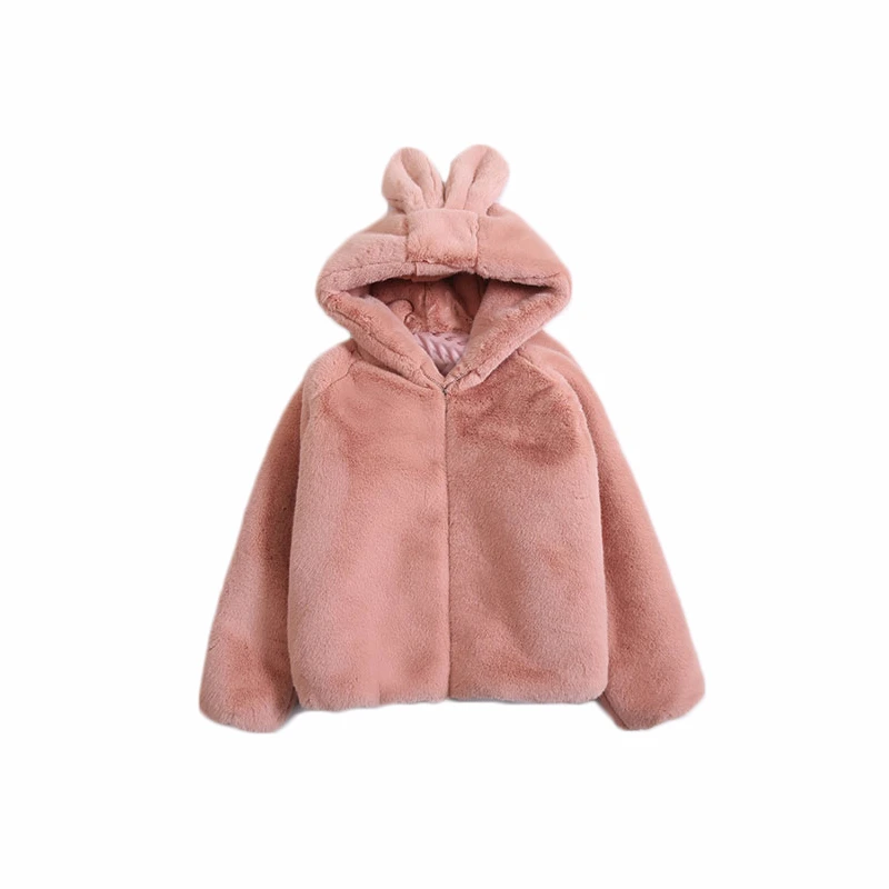 Милое пальто из искусственного меха с капюшоном Новое поступление Толстая теплая зимняя женская куртка цена