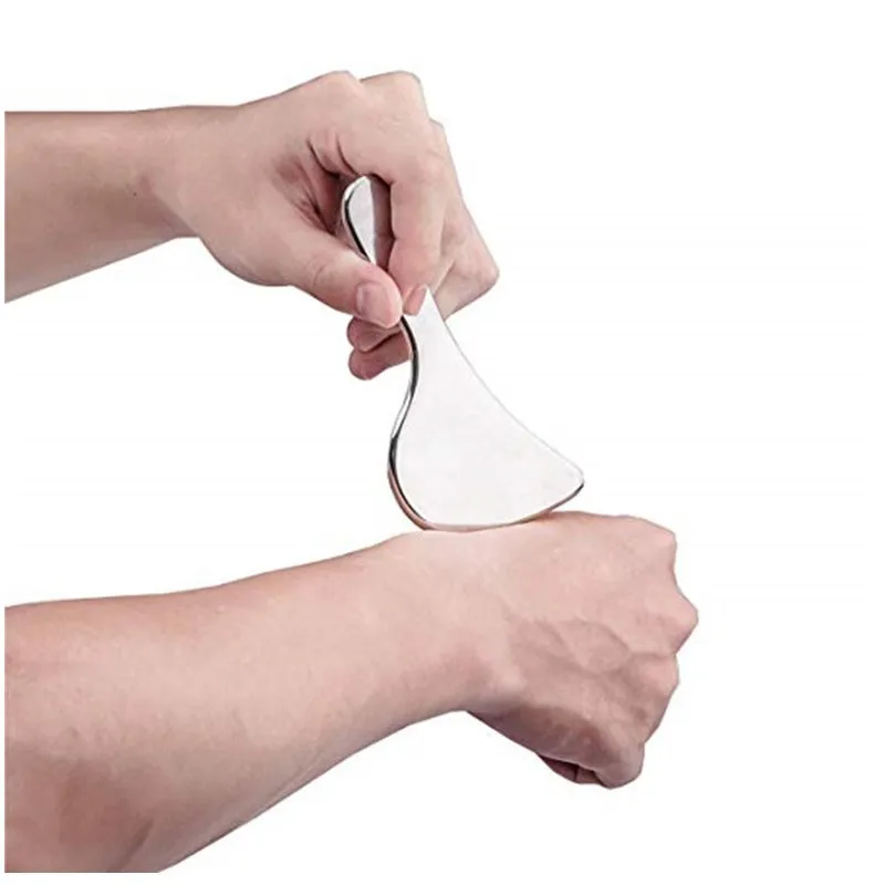 

Stainless Steel Gua Sha Scraper Meridian Health Body Massage Tool Guasha Massager For Back Arm Fascia Knife Health Care