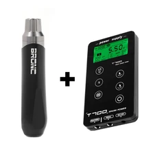 Новинка, профессиональная Bronc-V6 Колибри, швейцарский двигатель, татуировка, роторная машинка, ручка с T-700, тату, мощный набор для татуировки