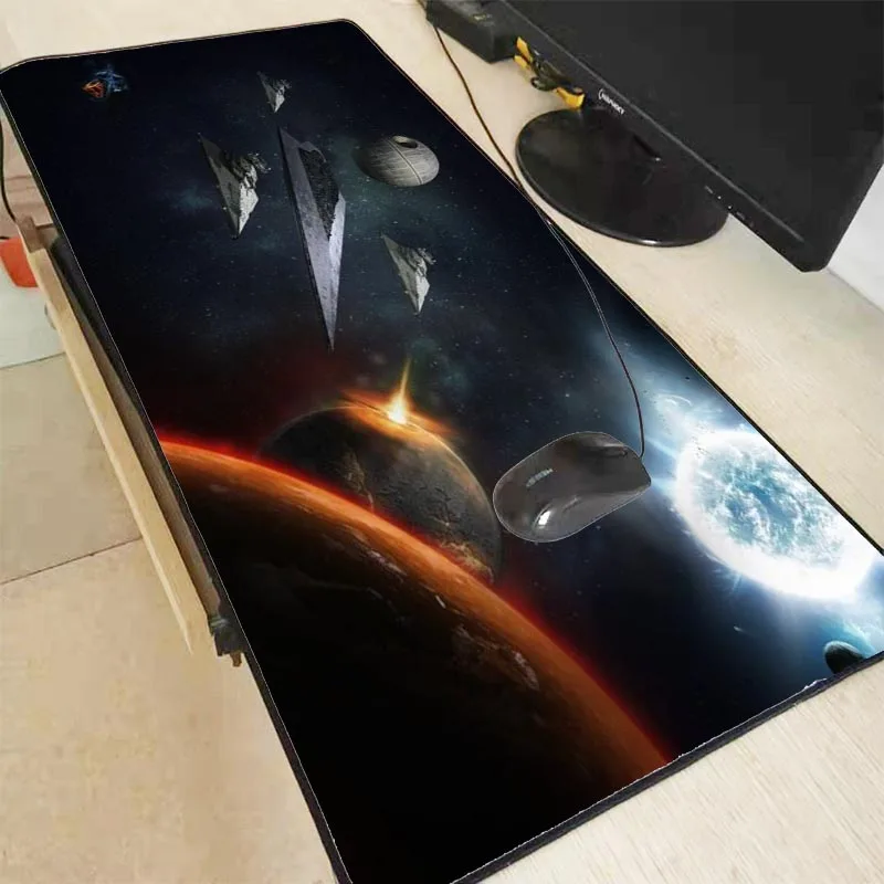  Mairuige Star War Large Size Gaming keyboard Mouse Pad Rubber PC Computer Gamer Mousepad Desk Mat L
