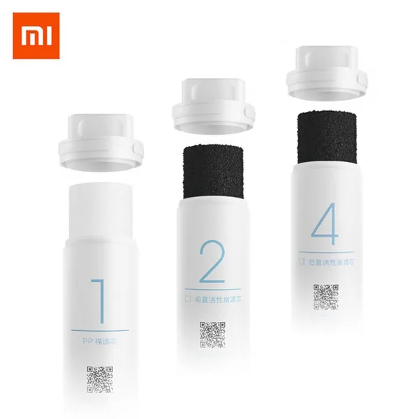 

Xiaomi Mijia Original Mi Water Purifier Filter Replacement Pp Cotton Activated Carbon Drinking Water Filter