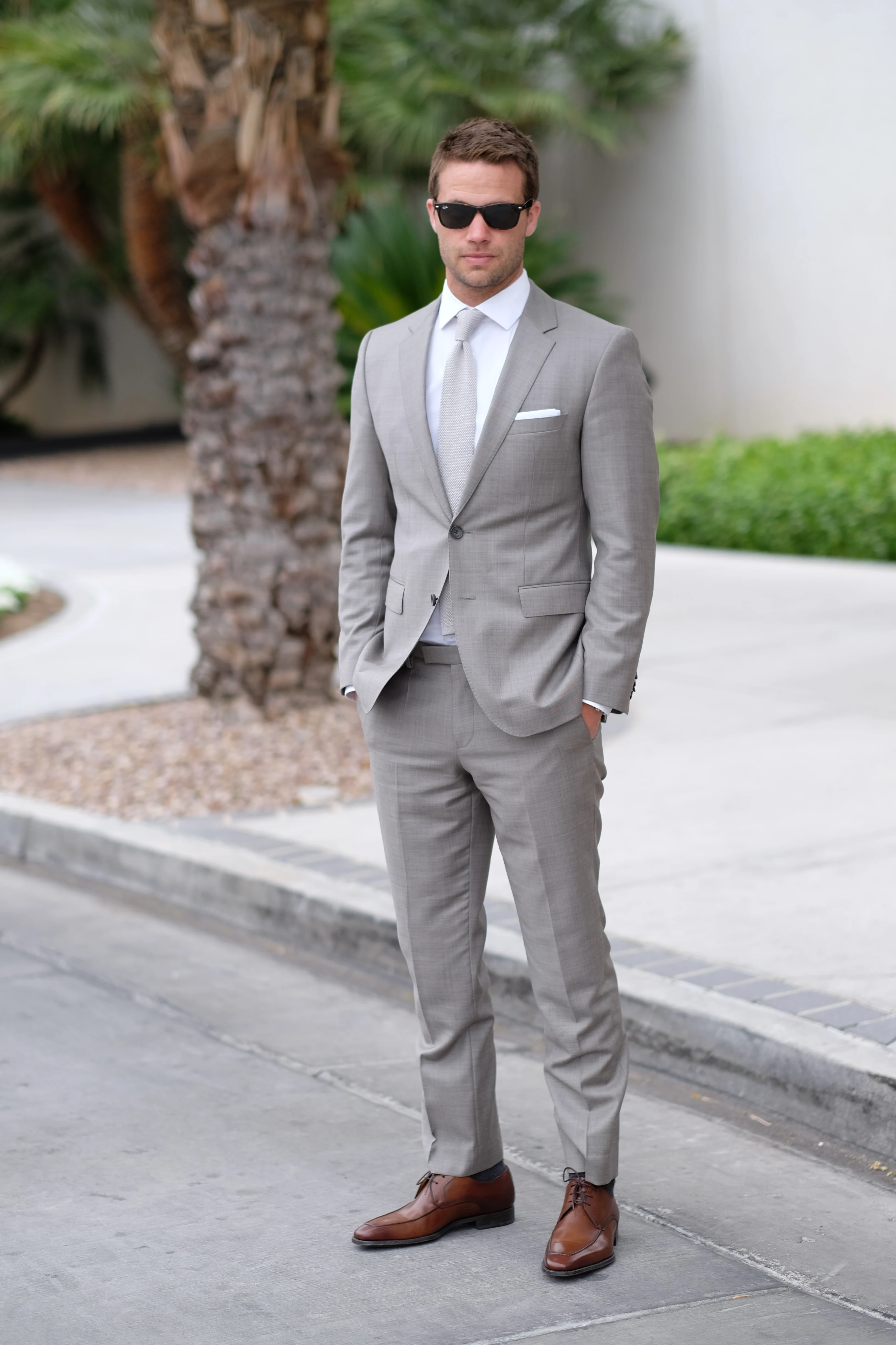 Men Suits Pants Costume Jacket Gray Latest-Design Light Homme Business Formal 2pieces