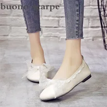 Лето круглый носок туфли с закрытым носком и бантом; обувь с Героями сказок