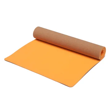 

Natural Native Cork TPE Yoga Mat Fitness Gym Exercise Mat Pilates Fitness Mat Non-slip Yoga Mat 5mm Sweat-absorbent And Tasteles
