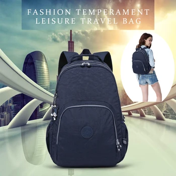 

New Women Original Mochila Mujer Escolar Feminina Backpack School Bag For Teenager Girl Nylon Waterproof Backpacks Female