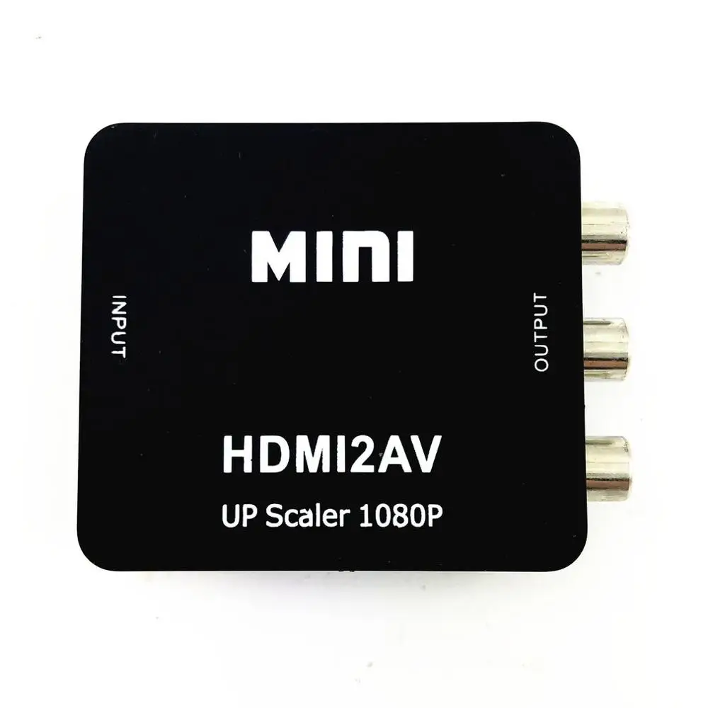 

1080P HDMI Mini VGA to RCA AV Composite Adapter Converter with 3.5mm Audio VGA2AV / CVBS + Audio to PC HDTV Converter