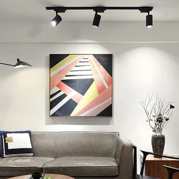 

Super Bright Track Lights 20W 30W 40W 220V COB LED Track Light Lamp Spotlights Lighting Home Living Room Cloth Store