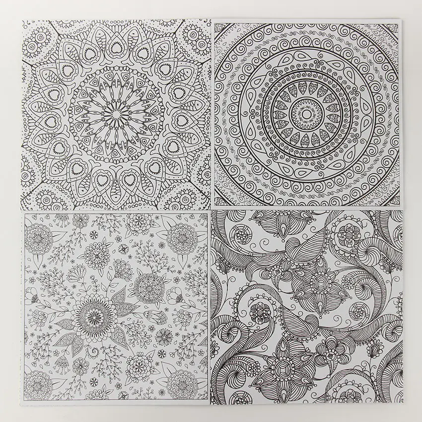1PC 24 Pages Mandalas Flower DIY Coloring Book For Children Adult Relieve Stress Kill Time Graffiti Painting Drawing Art Books 1PC 24 Pages Mandalas Flower DIY Coloring Book For Children Adult Relieve Stress Kill Time Graffiti Painting Drawing Art Books
