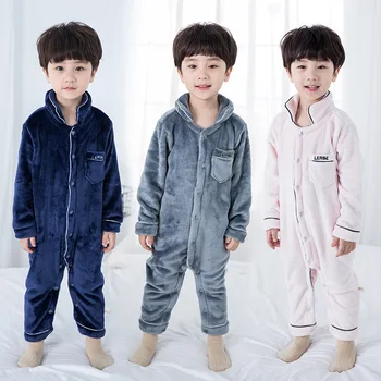 

2020 Newborn Infant Baby Girl Boy Romper Clothes Velvet Solid Long Sleeve Single Breasted Romper Jumpsuit Outfits