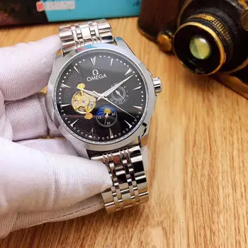 

Omega- Luxury Automatic Mechanical Stainless Steel Strap wristwatch classic business dress men watch