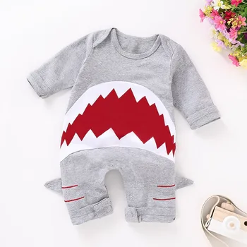 

Fashion Spring Baby Boy Girl Romper Long Sleeve Cartoon Printing Newborn Cotton Rompers Jumpsuit Costumes