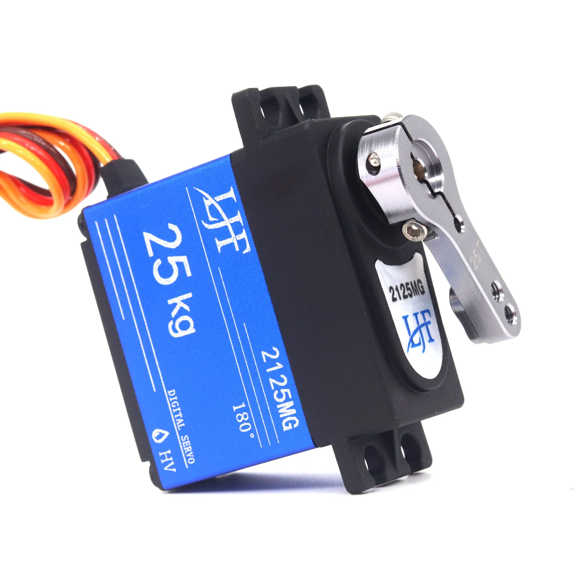 LJF 2125mg Waterproof 180 Degree Metal Digital Standard Servo RC Climbing Vehicle 25kg High Torque Servo 1 LJF 2125mg Waterproof 180 Degree Metal Digital Standard Servo RC Climbing Vehicle 25kg High Torque Servo 2