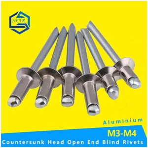 GB867 [M2-M8] Aluminum Solid Round Head Rivet Alloy Self-plugging Rivet Semi-round Head Aluminum Rivet Solid Rivet