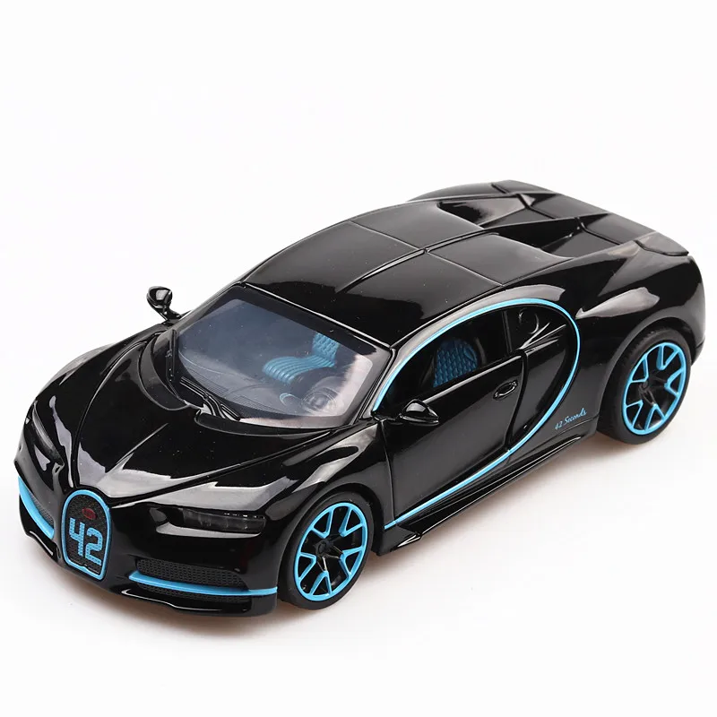 1:32 игрушечный автомобиль Bugatti Chiron металлический литой и модель автомобиля