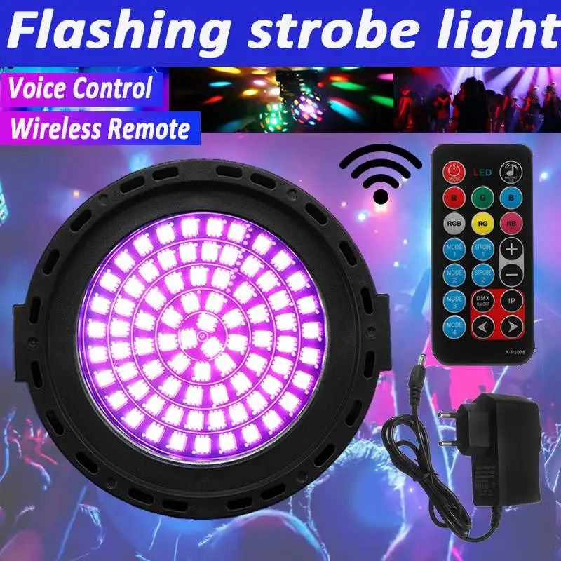

LED Par 78x12W RGB With DMX DC12V for club disco DJ Sound Activated Disco Ball Light Christmas Projector Dj Club Par