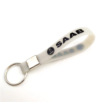 

car sticker Luminous GRAY Key Holder Gift Key chains KeyRings For SAAB 9-3 93 9-5 9 3 9000 9 5 Accessories Car Styling Exterior