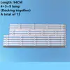 Replacement Backlight LED Strip Bar for LG 47LN570S 47LN575S 47LA620S 47LN575V 47LA620V LC470DUE ► Photo 2/6