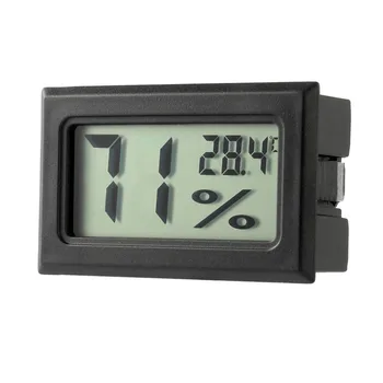 

Mini Digital LCD Temperature Sensor Humidity Meter Thermometer Hygrometer Measuring Gauge White/Black