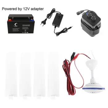 

12V 24V Ceiling Fan Camping Tent Silent Hanging Cooling Fan for Outdoor Home Bed