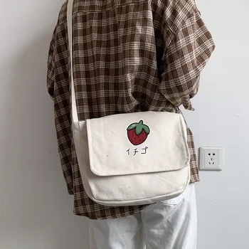 

Women Messenger Bag Canvas Crossbody Bags for Girls 2020 Mobile Phone Bags Female Designer Handbags Bolsa Feminina Bolsos Muje