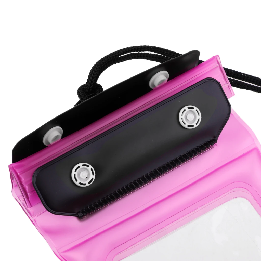 Double Locked Waterproof Phone Case Pouch Cover Holder Swimming Dive Dry Bag Fits Most Smart Phones up to 6.0