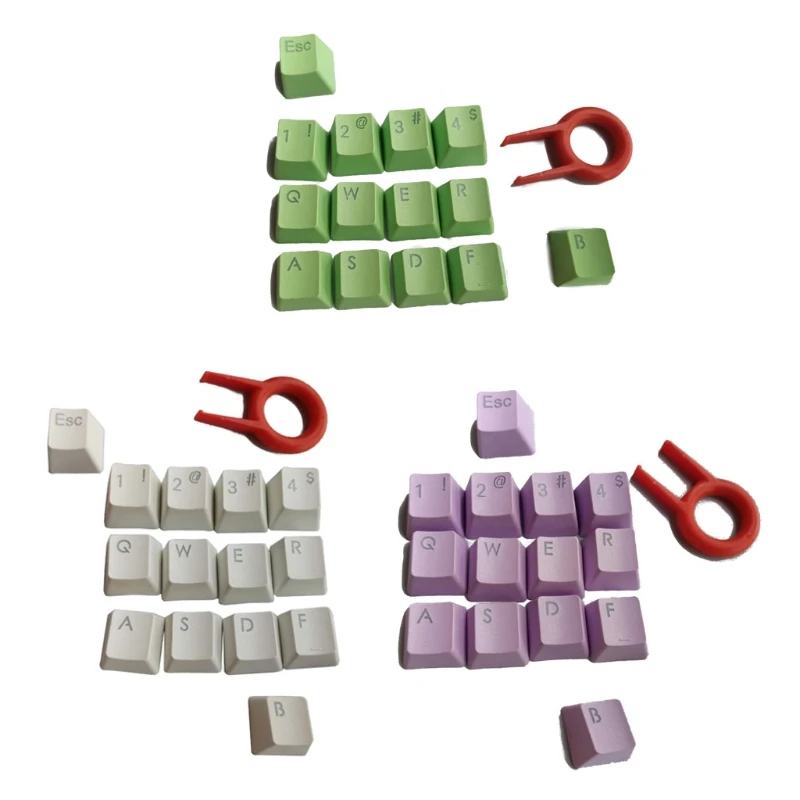 

14 Keys Keycaps PBT Backlit Keycaps With Keycaps Puller for cherry MX Switches