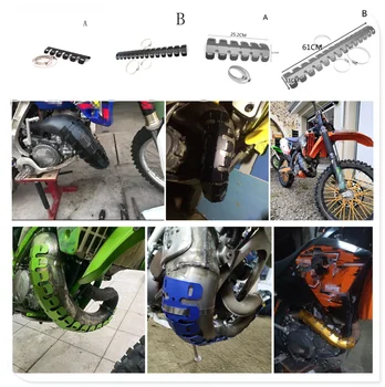 

Motorcycle exhaust protection cover to prevent wear and hot for KTM 505SX-F 505XC-F 525SX SX-R XC XC-W 525EXC-R