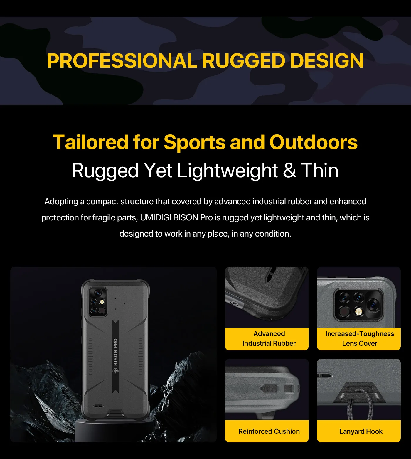 Umidigi bison pro: the ultimate rugged smartphone for outdoor enthusiasts € 163,37