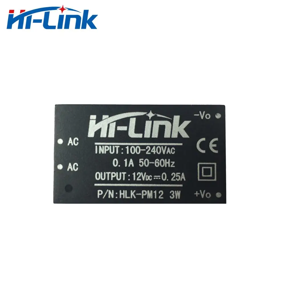 Модуль питания Hi Link PM12 12 В 3 Вт AC DC CE|Источники питания| |