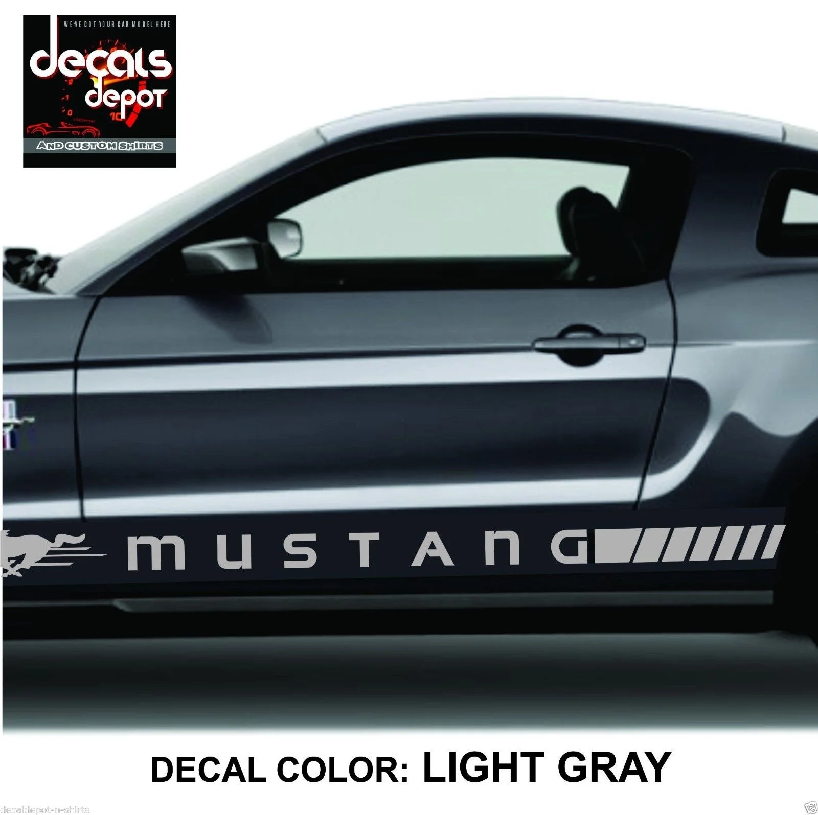 Для 2 шт рокер панель полосы для ford Shelby Mustang GT V6 Ecoboost Fastback трансформер