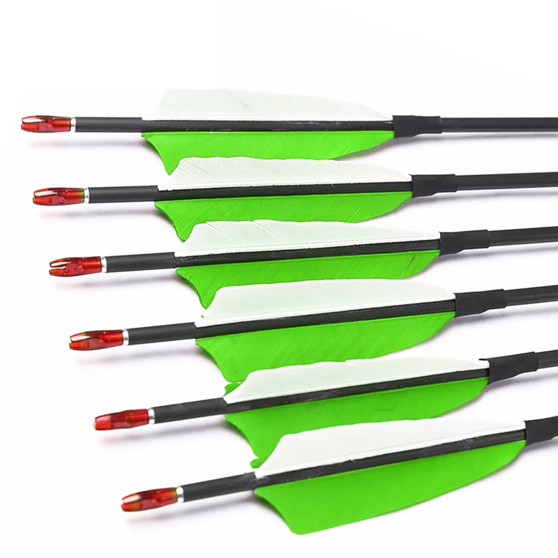 12Pcs-Spine-400-500-600-700-800-900-1000-Carbon-Arrows-ID4-2mm-80GR-Points-Turkey