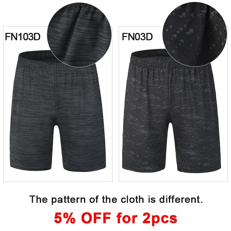 FANNAI Spandex Running Shorts Men Gym Shorts Men With Pocket Quick Dry  Fitness Sport Shorts Men Jogging Short pants men