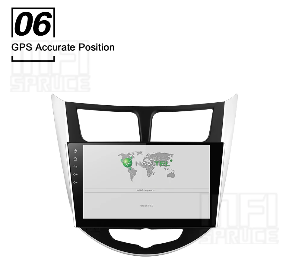 Top For Hyundai Solaris accent Verna i25 car dvd IPS  Android with gps navigation radio video car stereo multimedia player 9