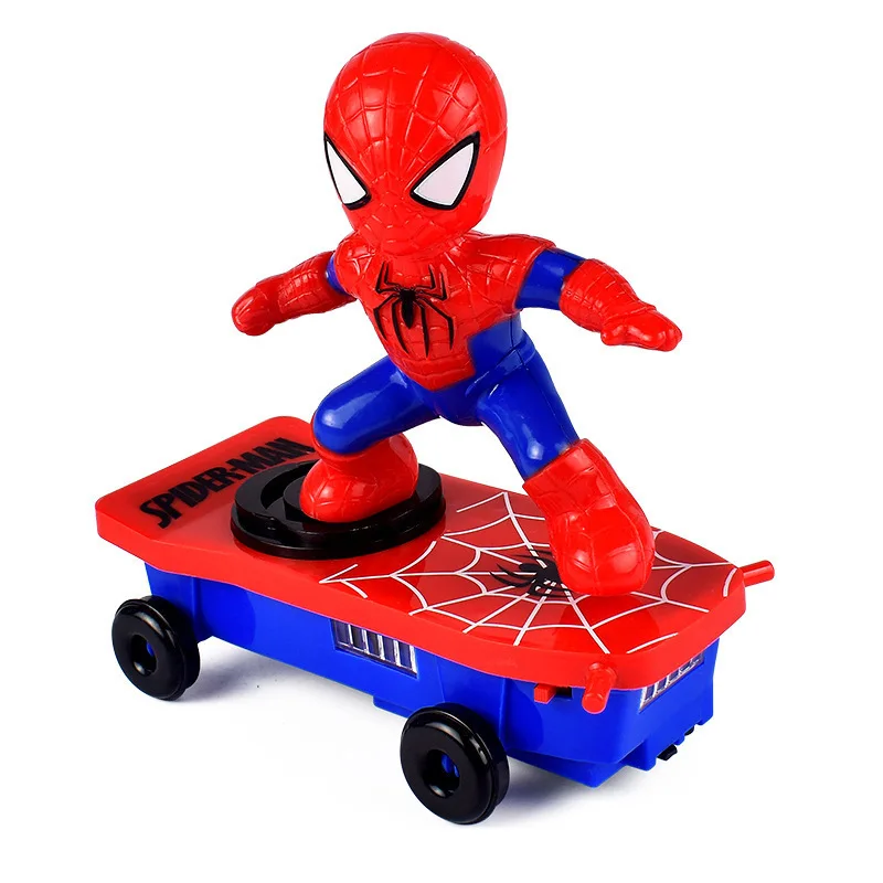 

Children Stunt Scooter Electric Universal Rotating Rolling Voice Light Cartoon Automatic Turned Fail Toy