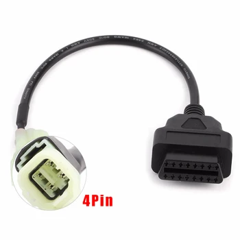 

For Honda Cable Motorcycle ATV Motorbike 4 Pin OBD2 Diagnostic Reader 1pc