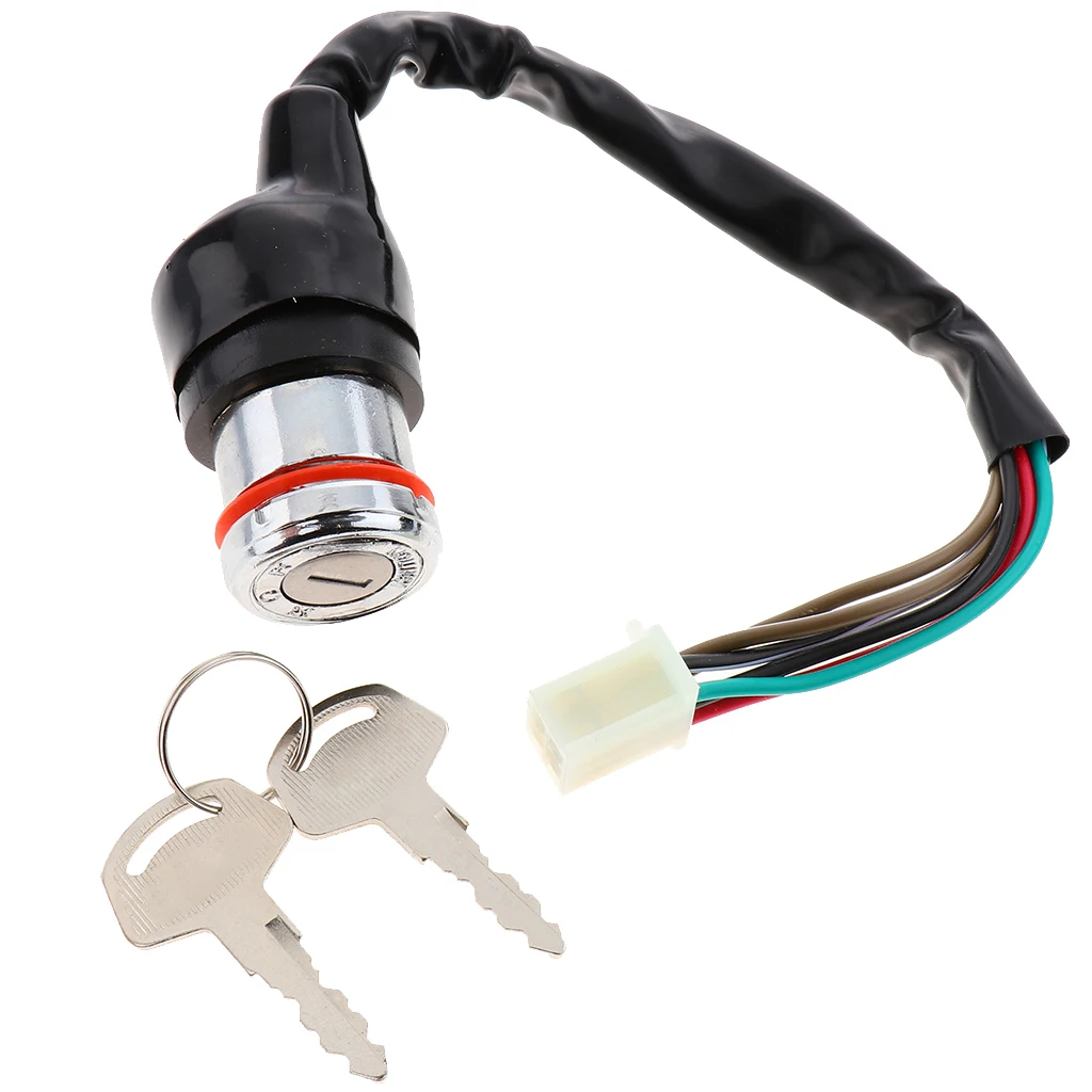 New 6 Wire ATV Ignition Switch+Key Set for Suzuki GN 125 Scooter