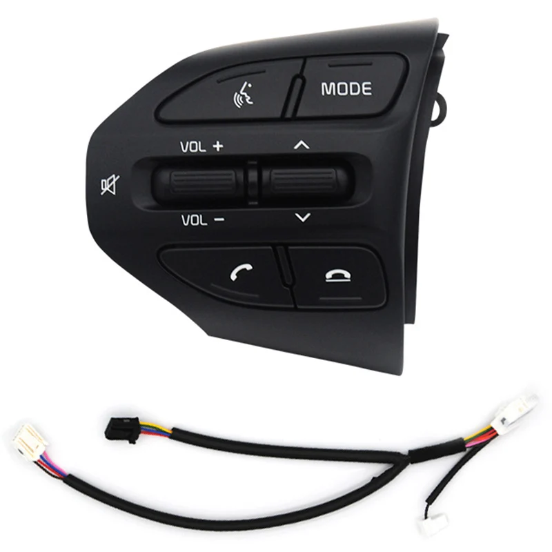 Кнопки на руль для KIA K2 RIO 2017 2018 X LINE кнопки Bluetooth телефон круиз контроль