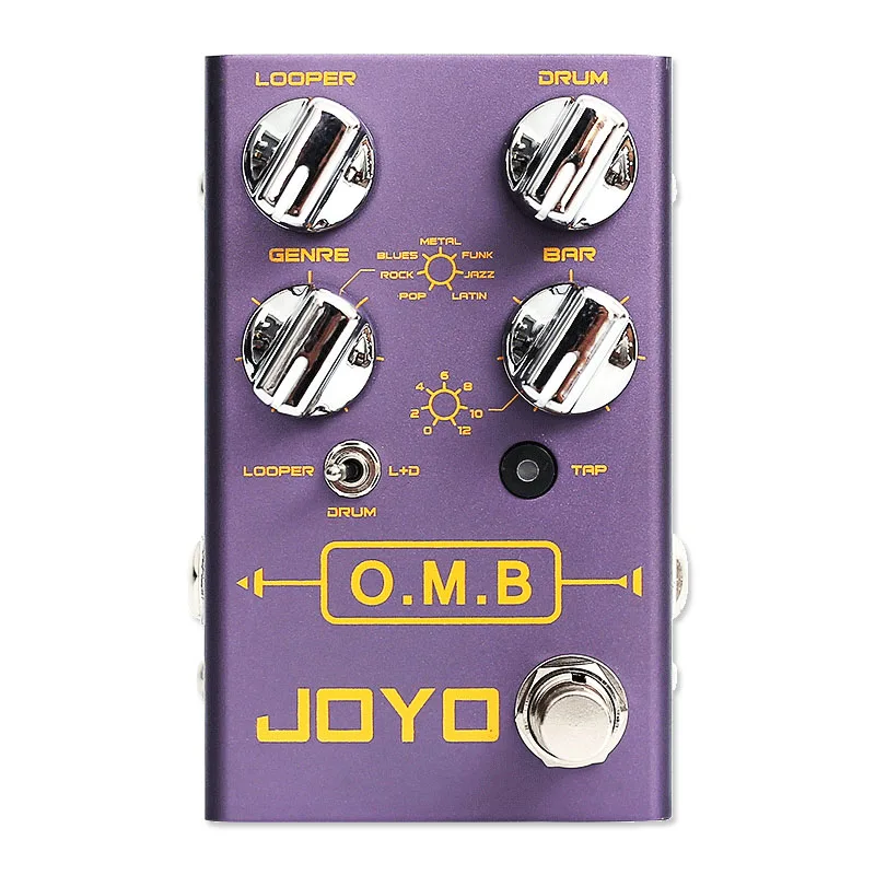 Joyo R-06 O.M.B петлер+ барабанный режим гитарные эффекты автовыравнивание Кол-во гитарных частей Аксессуары гитарные эффекты - Цвет: R-06 O.M.B