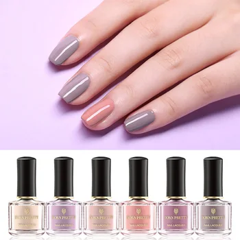 

BORN PRETTY Nail Color Polish 6ml Peel Off Water-based Varnish varnish Red Silver Glitter Nail Art Polish