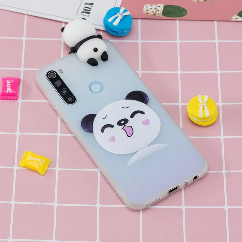 Redmi 8 8A Xiaomi Redmi Note 8T чехол 3D Kawaii панда Единорог силиконовый мягкий чехол для Funda Xiaomi Redmi Note 8 Pro Чехол для женщин