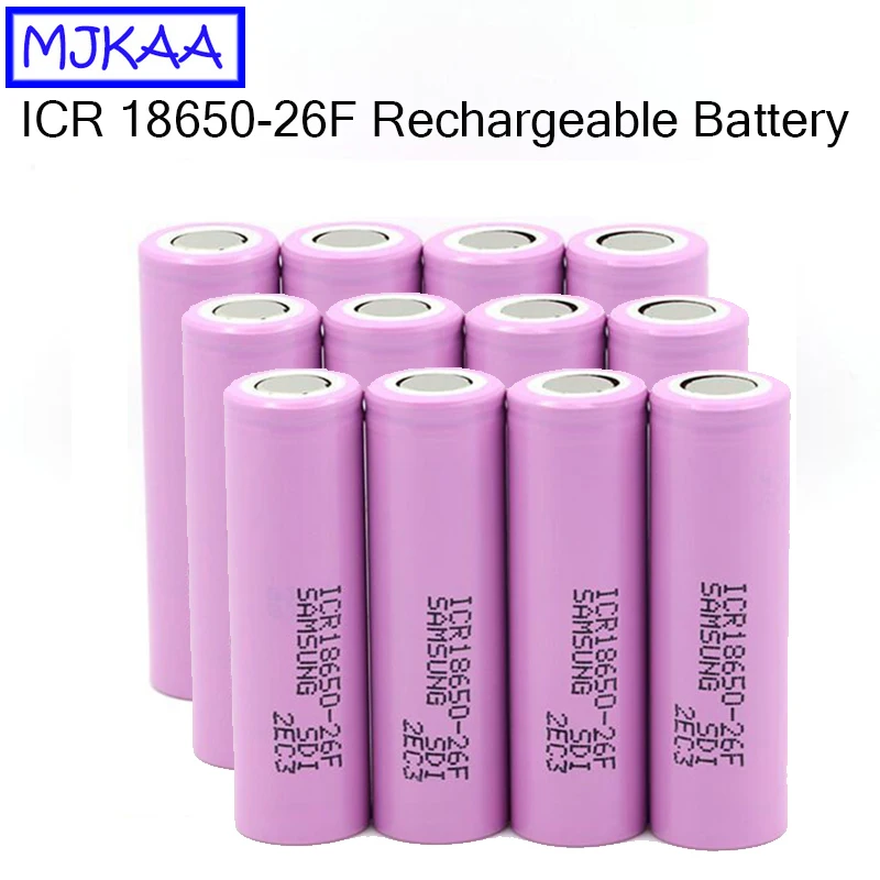 

10/20Pcs High Quality Icr18650 Lithium 2600mAh 3.7 V Li-ion Rechargeable Battery for Toys Tools Fashlight Flat Top Batteries